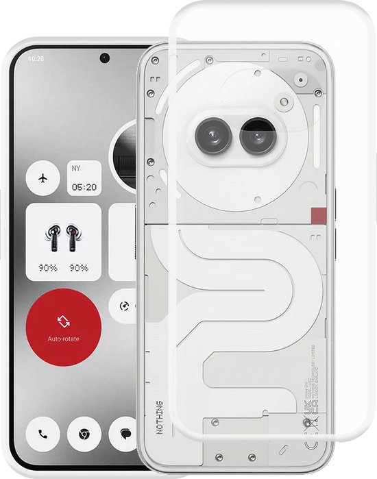 Étui en TPU souple Cazy adapté à Nothing Phone (2a) / Phone (2a) Plus - Transparent