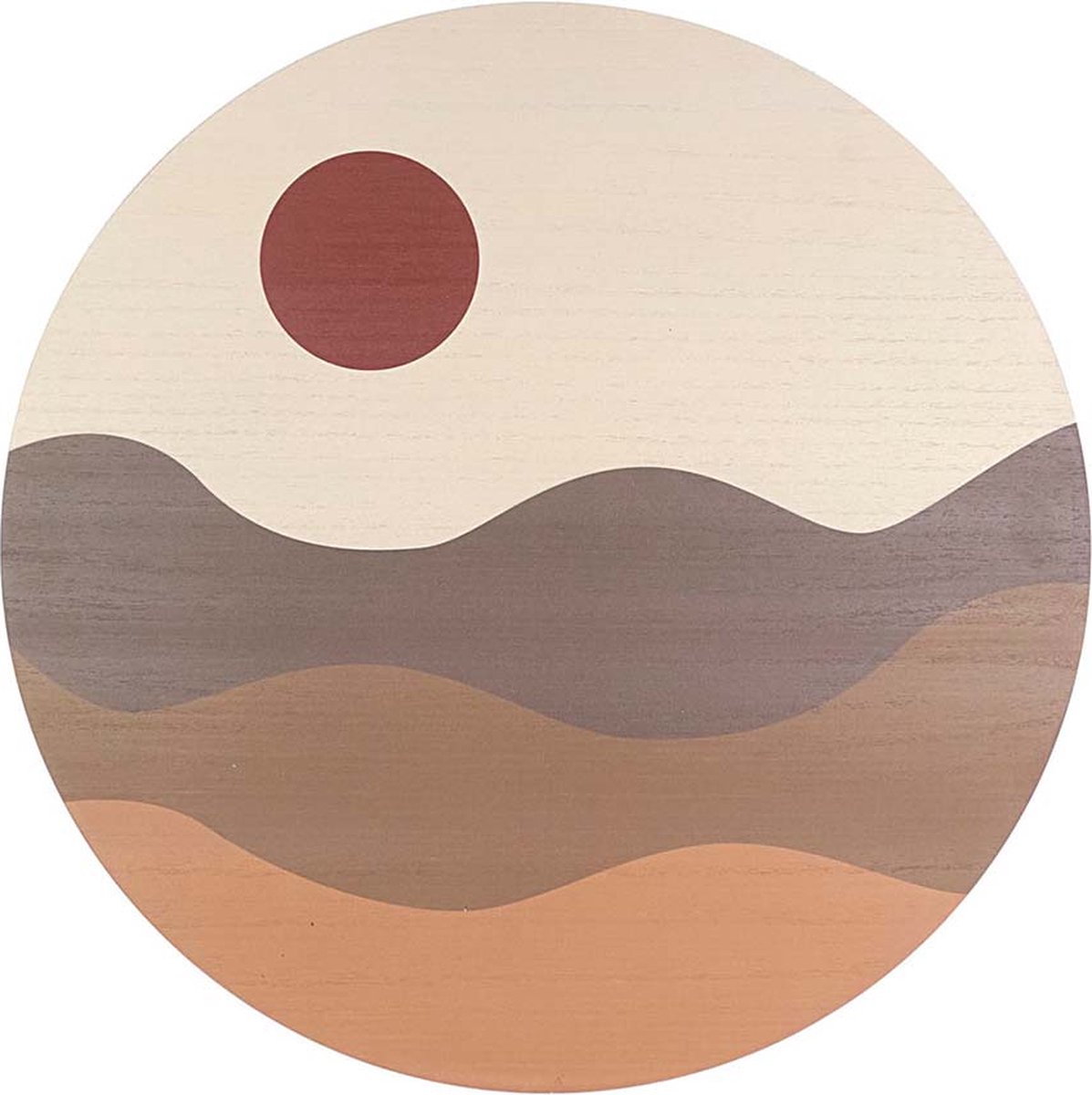 Wall art Sunset MDF