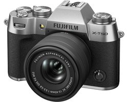 Fujifilm X-T50 - Systeemcamera - + XC15-45mm lens - Silver