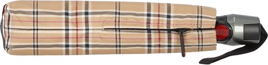 Knirps Parapluie T.200 Medium Duomatic Check Beige