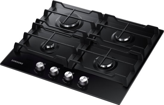 Samsung NA64H3010AK Zwart Ingebouwd 60 cm Gaskookplaat 4 zone(s)