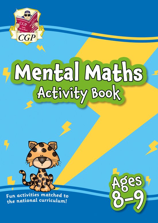 CGP KS2 Activity Books and Cards- Mental Maths Activity Book for Ages 8-9 (Year 4)