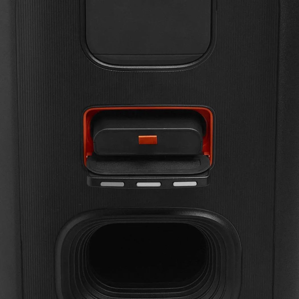 JBL Partybox Stage 320 - Draadloze Bluetooth Party Speaker - Op Wielen - Uitschuifbare Hangreep - LED verlichting - 18 uur - Spatwaterdicht - Zwart – foto 7