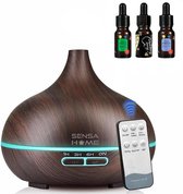 SensaHome ZEN300 Aroma diffuser - Met Etherische Oliën - Zwart