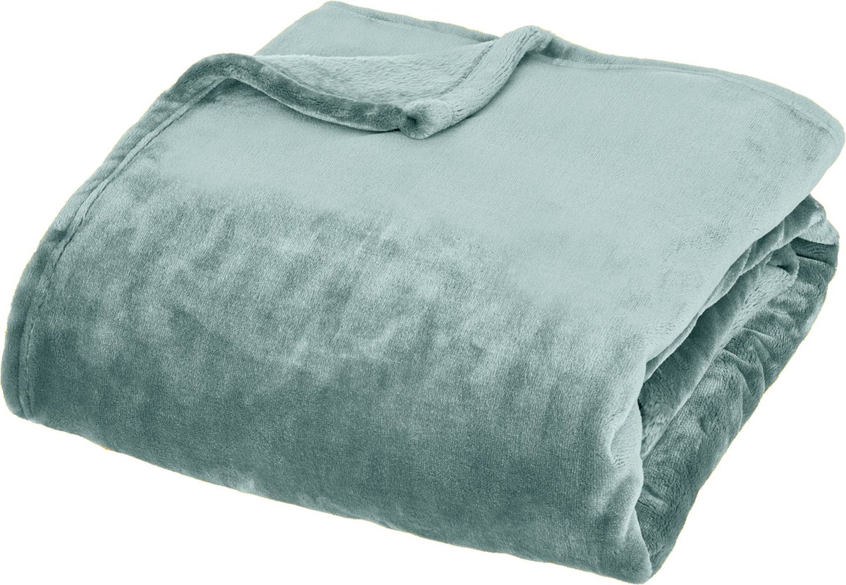 Atmosphera Plaid superzacht - 130x180cm - Blauw