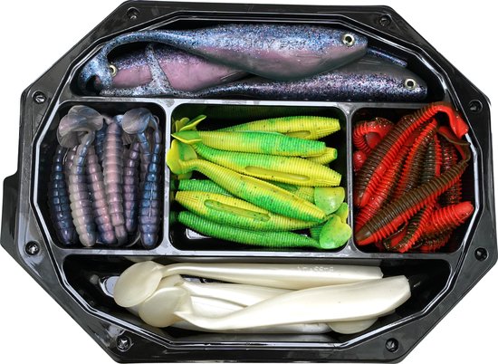 Fish-Xpro Softbait Set Scandic XXL - 700gr - 12-23cm +/- 35stuks - Shads - Kunstaas van Fish-Xpro — afbeelding 5