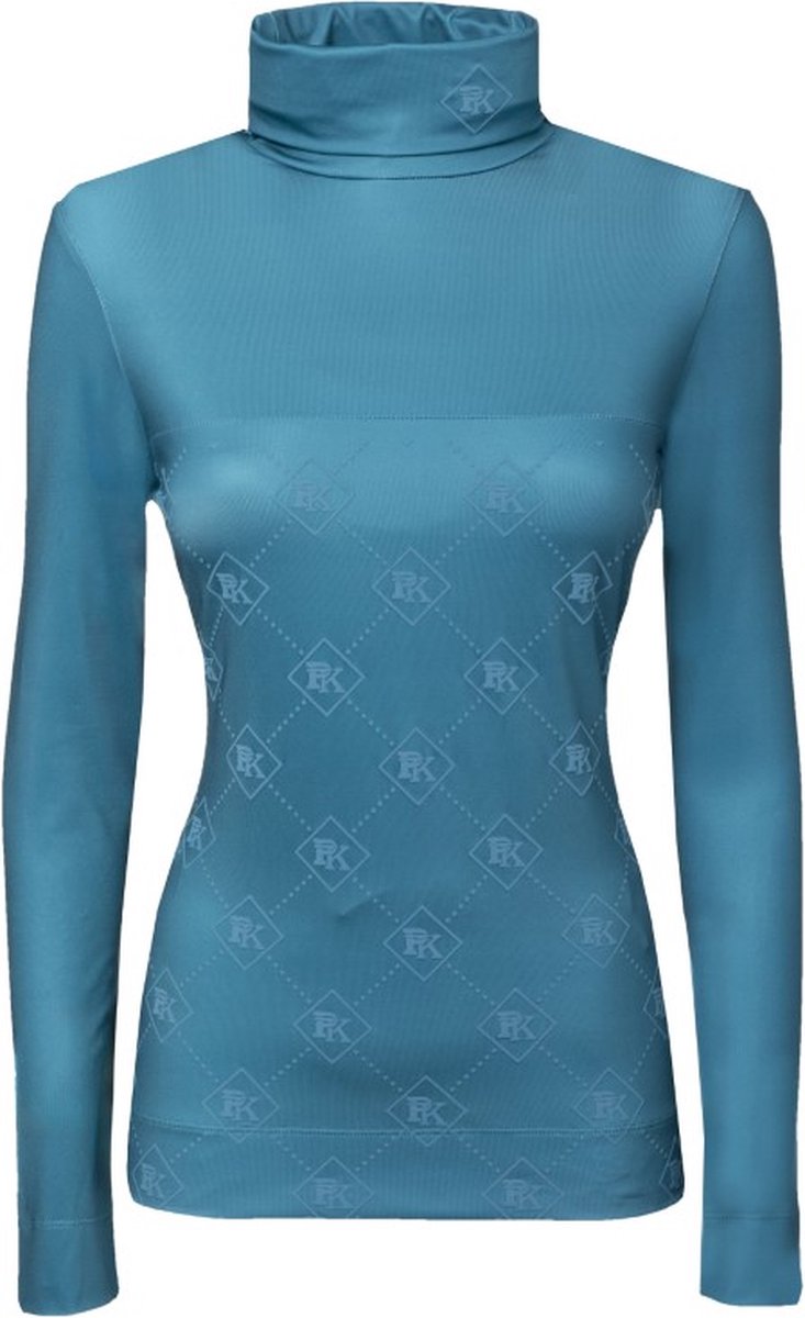 PK International Sportswear Performance Shirt Technisch Shirt Meryl Sneldrogend Hoge kraag Odin Ocean Lichtblauw /38