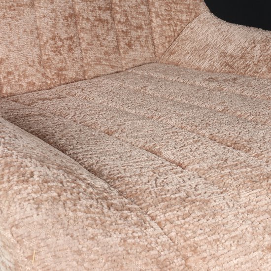 Chaise de salle à manger Susta chaise de salle à manger en chenille taupe