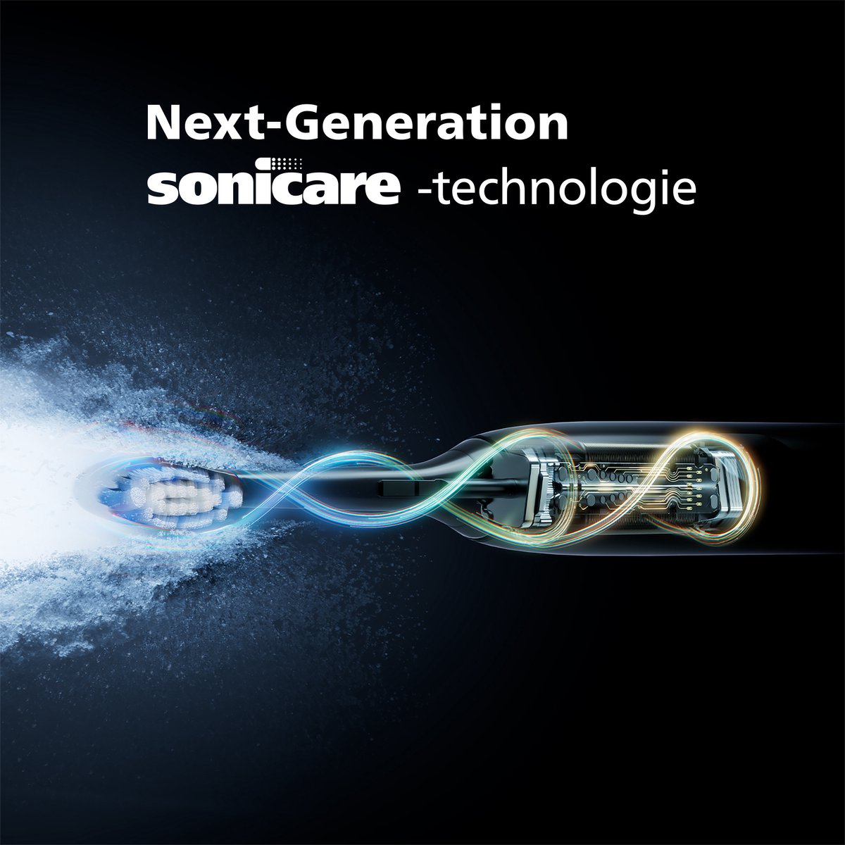 Afbeelding 3 van Philips Sonicare 6100 Series - Elektrische tandenborstel - Wit - Gevoelige tanden - HX7400/01