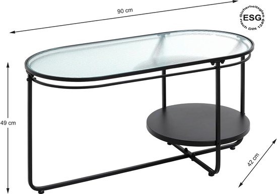 LOFT42 Umbrella Paraplubak - Gaas - Zwart - Metaal