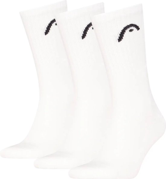 HEAD Unisex Sports Crew Sock (set van 5), wit, 39-42 EU