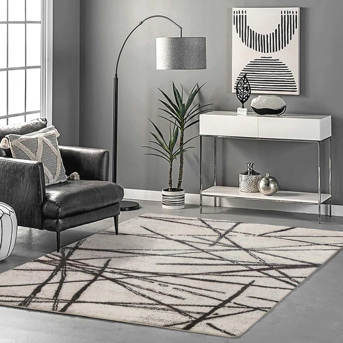 Tapijt voor woonkamer Eenkleurig Wasbaar Zacht - Vloerkleed voor binnen 80 x 120 cm