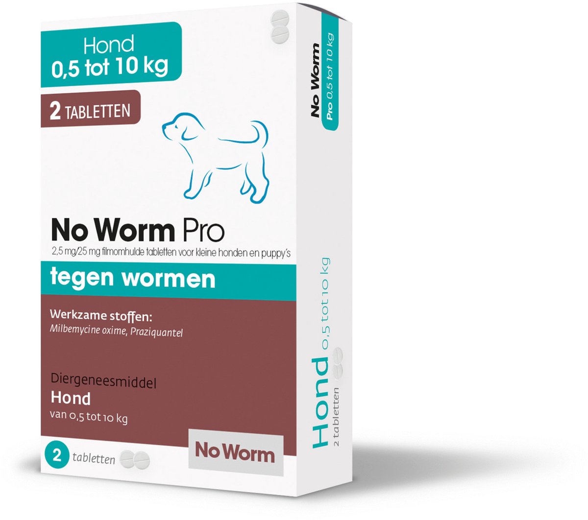 Exil No Worm Pro - Puppy - 2 tabletten