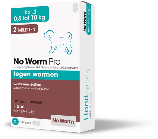 Exil No Worm Pro - Puppy - 2 tabletten