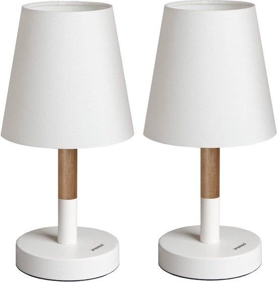 Trendy zwarte wandlamp met wit glas - Belisto