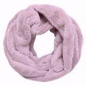Faux fur col sjaal|Blush pink|Tube shawl|col sjaal|Nep bont