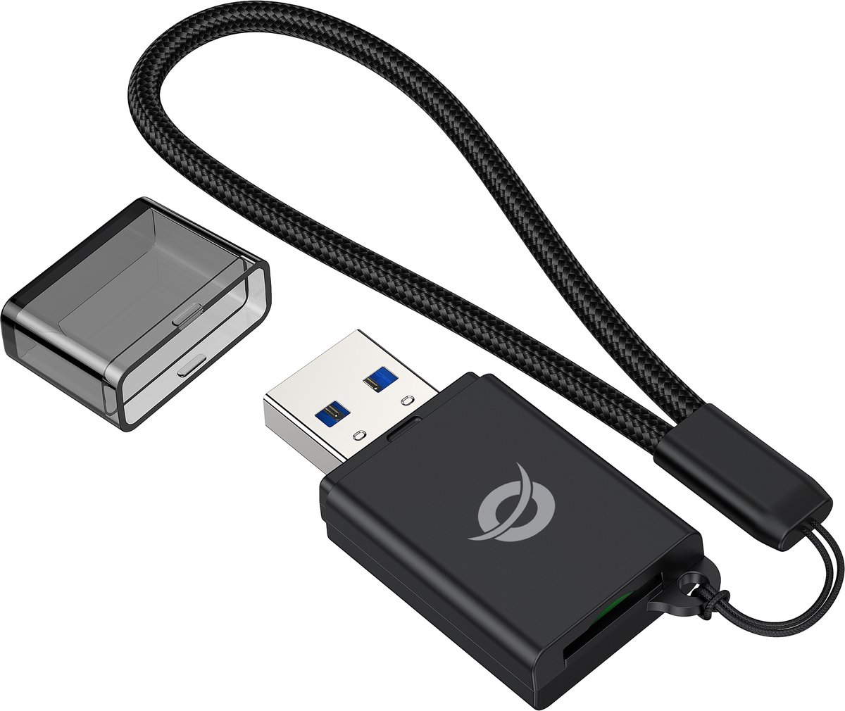 Conceptronic BIAN07B geheugenkaartlezer USB 3.2 Gen 1 (3.1 Gen 1) Type-A Zwart