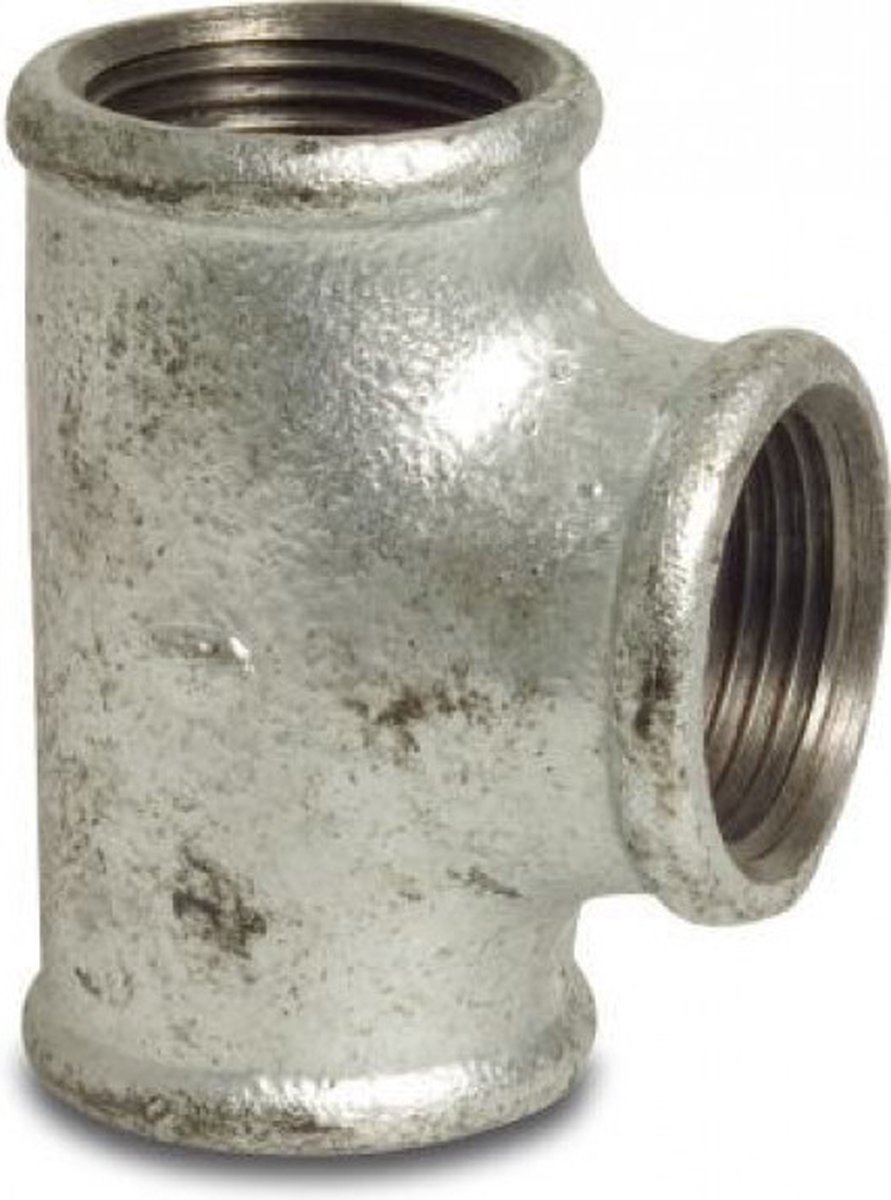 BOSTA Nr. 130 - Gegalvaniseerd T-stuk 90° 1x1x1
