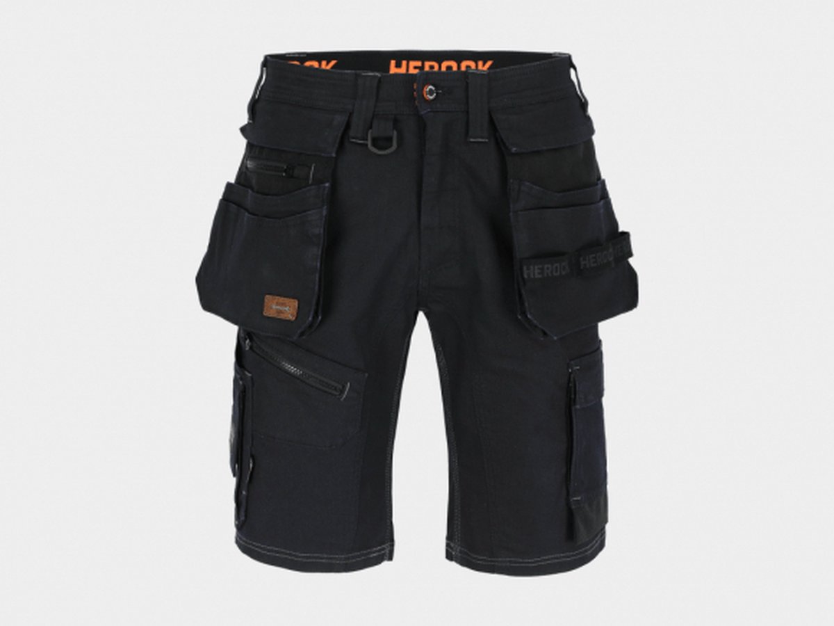 Herock rex jeansbermuda donker jeans donker Blauw