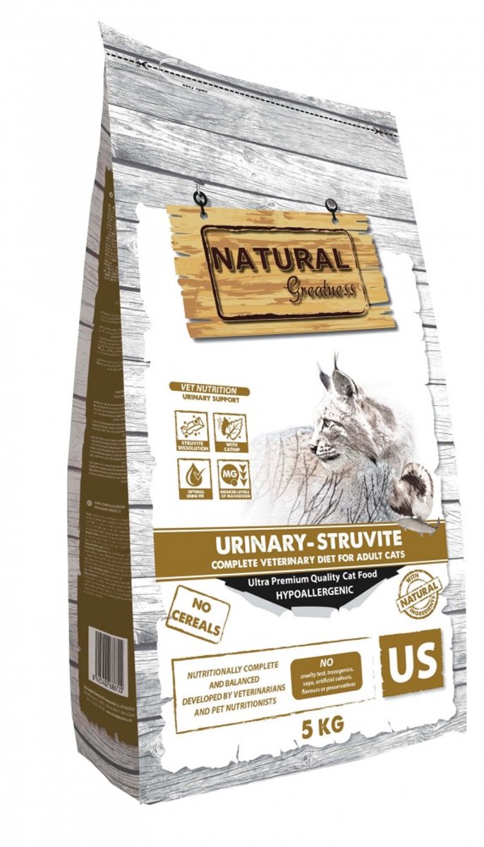 Natural Greatness - Veterinary Diet Cat Urinary Struvite Complete Kattenvoer 5 kg