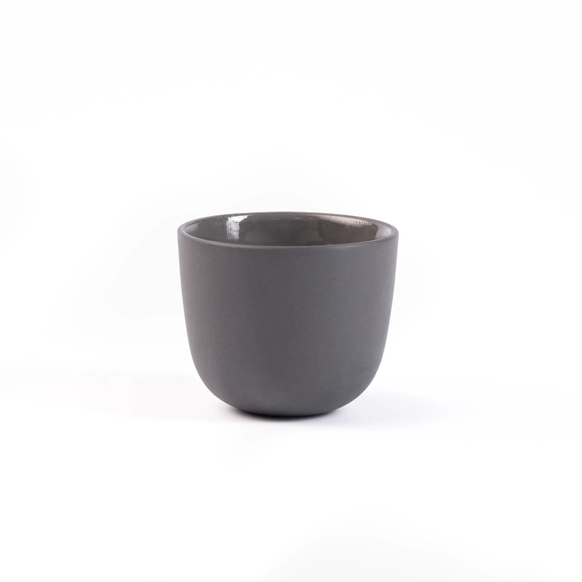Espresso kopje - 60ml - Grijs – Handgemaakt – Porselein – Espresso Kop - Koffiekopjes – Espressomachine - Barista Essentials
