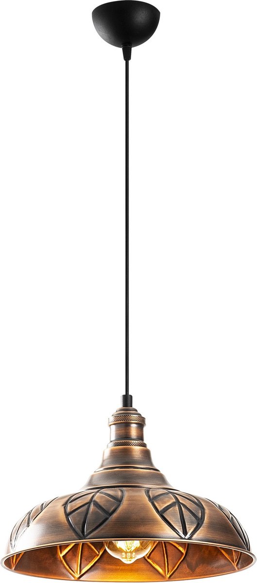 Asir - Kroonluchter - Koper - 117 cm hoog