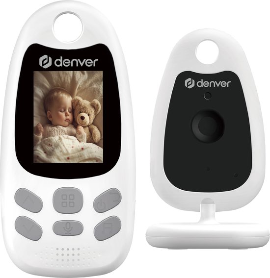 Denver Babyfoon met Camera – Video & Audio – Nachtvisie – Temperatuurweergave – Baby Monitor / Camera – BC250