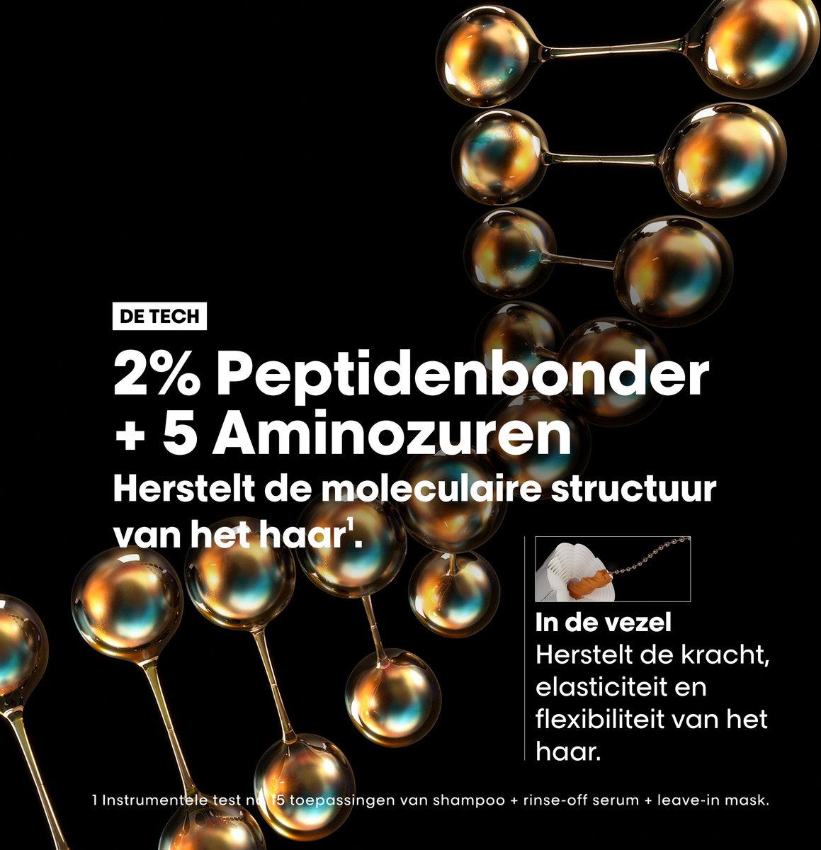 Bol.com L'Oréal Professionnel Absolut Repair Molecular Leave-in Mask – Voor alle beschadigde haartypes - Diepe voeding en verste... aanbieding