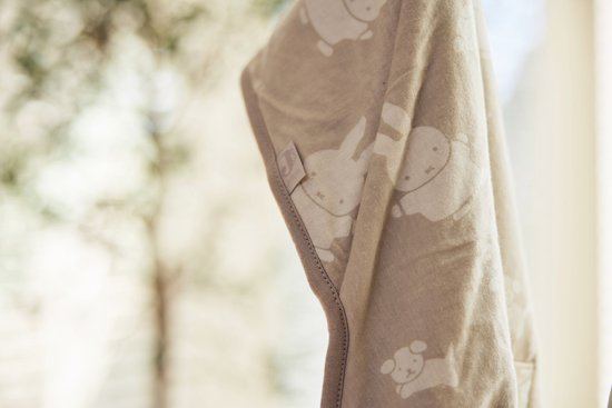 Jollein X Nijntje wiegdeken Miffy nougat