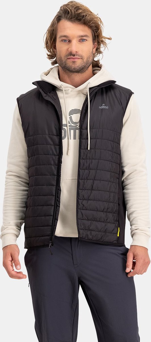 NOMAD® Bodywarmer Heren Outdoor Bodywarmer Waterafstotend Zakken met rits Zwart