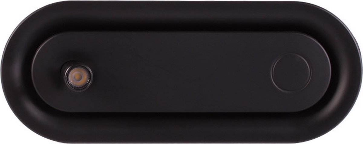 Inbouw Leeslamp LED 3-standen Zwart