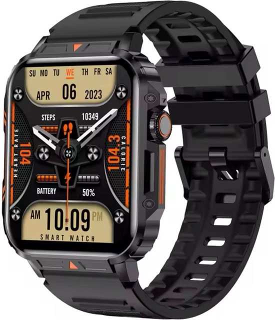 Smart Horloge (beantwoorden/bellen), 1000mAh Batterij/1.53HD-display