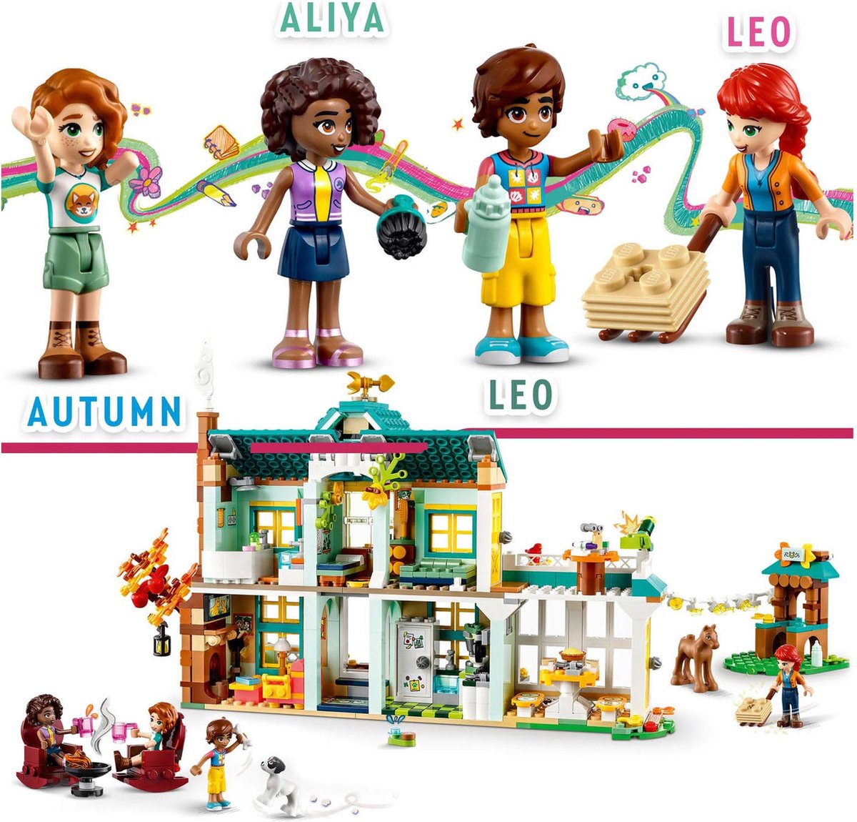 LEGO Friends Autumns huis, Poppenhuis Speelset met Minipoppetjes en Accessoires - 41730 — afbeelding 10