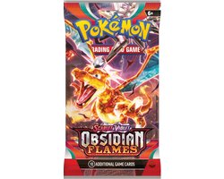Pokemon Boosterpack - Obsidian Flames - Scarlet & Violet Booster - 1 pakje 10 kaarten - TCG Pokemon Boosterpack - Obsidian Flames - Scarlet & Violet Booster - 1 pakje 10 kaarten - TCG