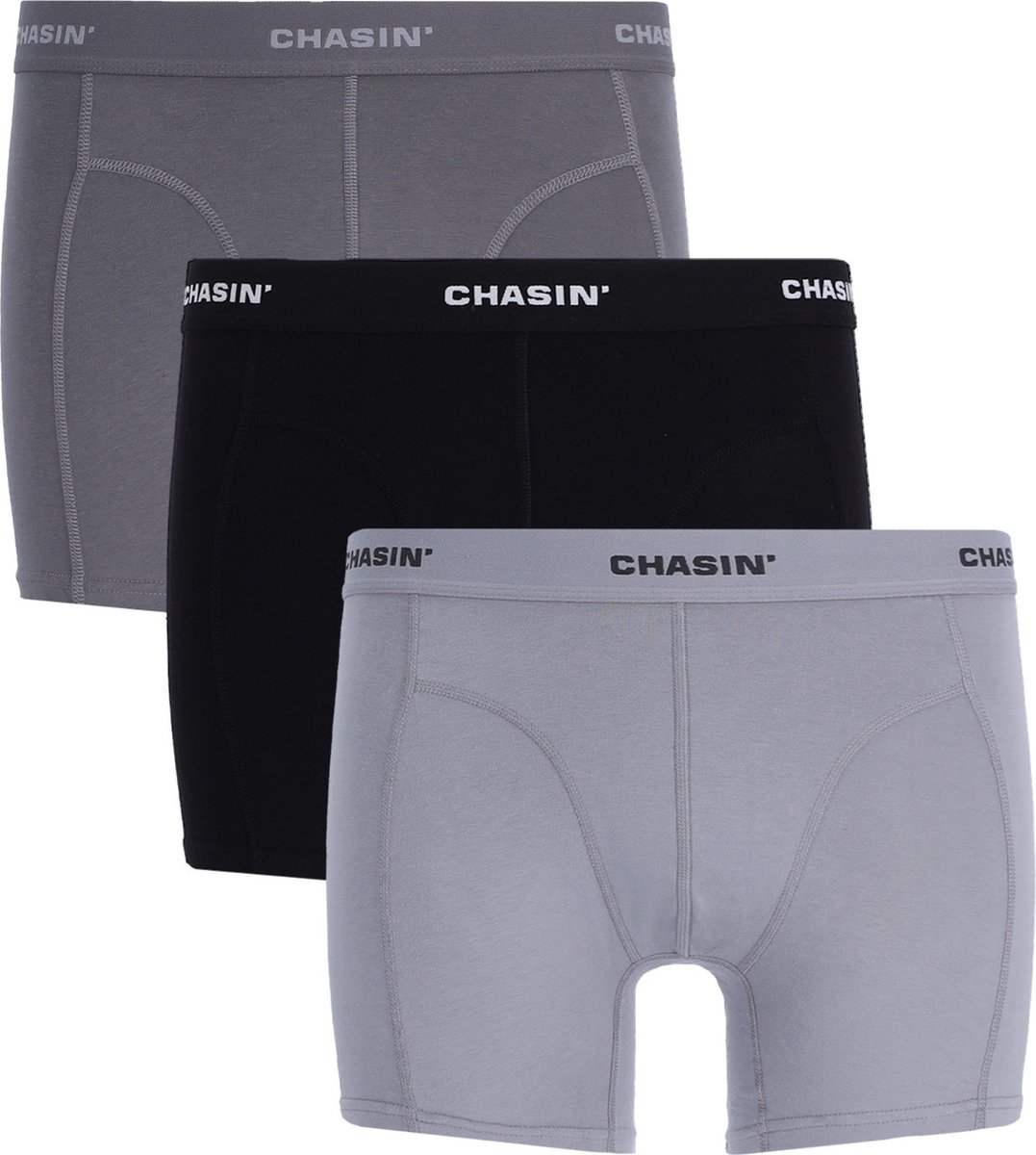 CHASIN' Onderbroeken Heren - Thrice Smoke - Boxershorts - Multipack - Meerkleurig