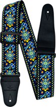 Sangle de guitare Premium - Sangle de guitare - Sangle de guitare réglable Guitare acoustique - Sangle de guitare guitare électrique - Modèle 3 - Neavy Blue