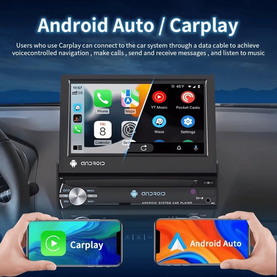 Carplay schermen van Denago en Davilon