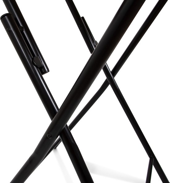 Milton & Oldbrook Plooitafel 60 x 60 cm Valongo Zwart van Milton & Oldbrook — afbeelding 3