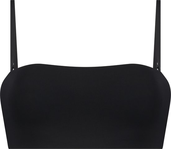 Hunkemöller Dames Lingerie Bandeau Bralette Smooth - Zwart - maat XL