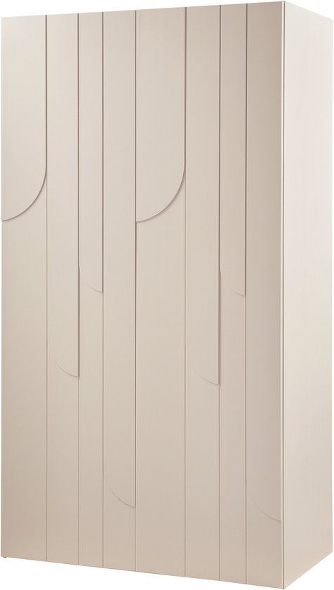 WOOOD Rain 2-deurs opbergkast - Grenen - Dust - 200x110x57 cm