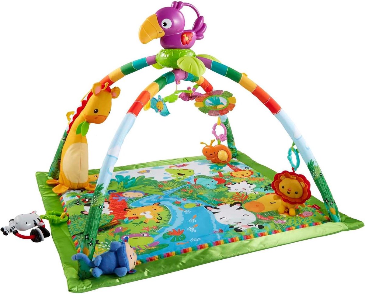 Babygym met Licht Muziek Regenwoud Thema 10+ Activiteiten Opvouwbaar