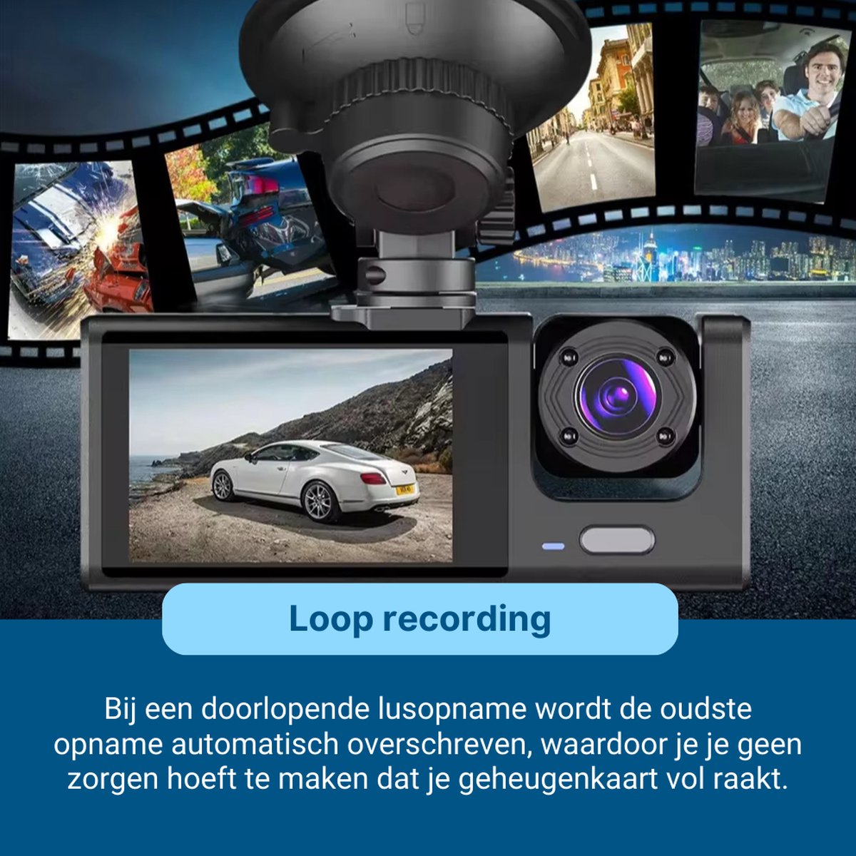 Volam Dashcam auto voor binnen, 4K 1080p dubbele dashcam met accu, parkeerbewaking, 1,5 inch IPS-scherm, mini-autocamera met IR-nachtzicht, G-sensor, groothoek en 64 GB geheugenkaart Volam Dashcam auto voor binnen, 4K 1080p dubbele dashcam met accu, parkeerbewaking, 1,5 inch IPS-scherm, mini-autocamera met IR-nachtzicht, G-sensor, groothoek en 64 GB geheugenkaart