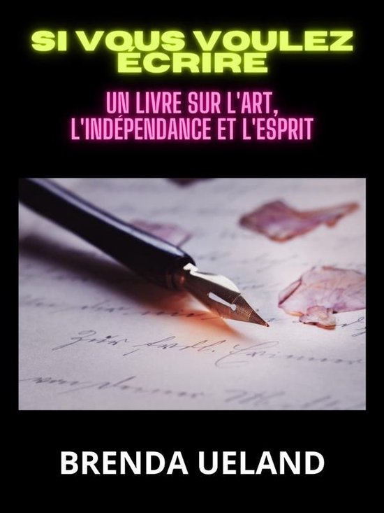 Si vous voulez écrire (Traduit) - cover