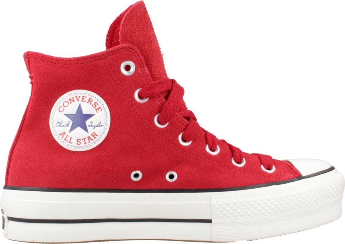 CONVERSE CHUCK TAYLOR ALL STAR LIFT SUEDE 36 5 EU Rood