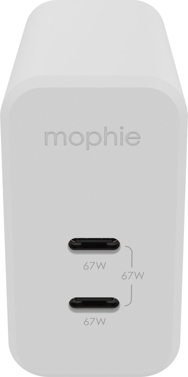 mophie - Speedport 67W snellader - Wit