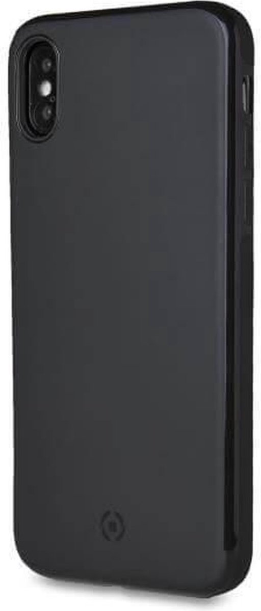 Celly Magnetic Ghost Backcase Hoesje iPhone XS Max - Zwart
