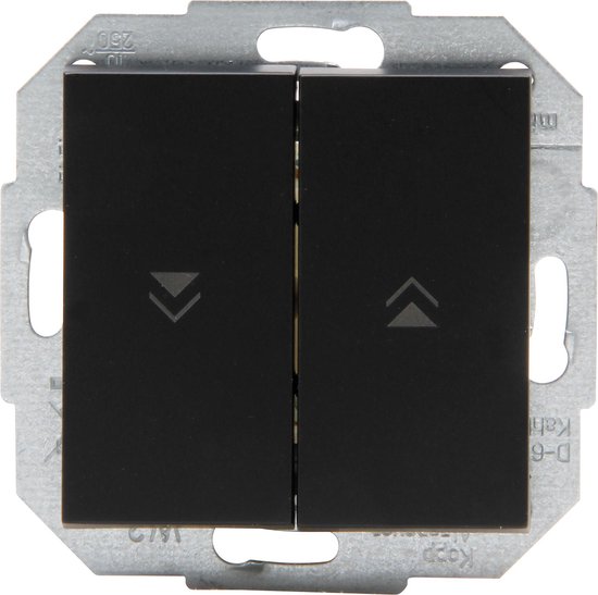 Kopp Athenis 587634087 Universal Switch (Off/Rocker Switch), Grey, Matt