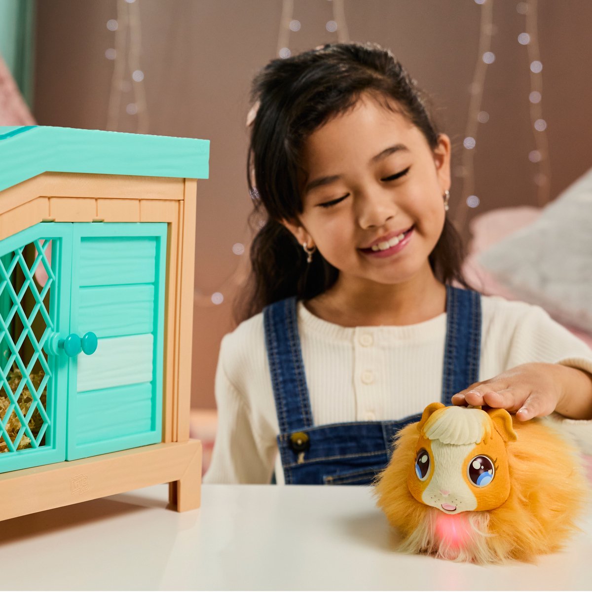 Little Live Pets Mama Surprise - Bunny Feed & Nurture Mama Mama Magisch heeft 3 baby's! Interactieve Mama Bunny en Hutch speelset 20 geluiden en reacties Kleed baby's met accessoires voor kinderen
