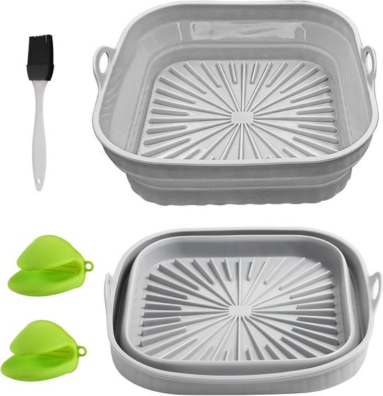 Luchtdichte rijstemmer kleine klapcontainers met maatbekers - voedselopslag voor meel, graan, dierenvoeding - huishoudelijke containers