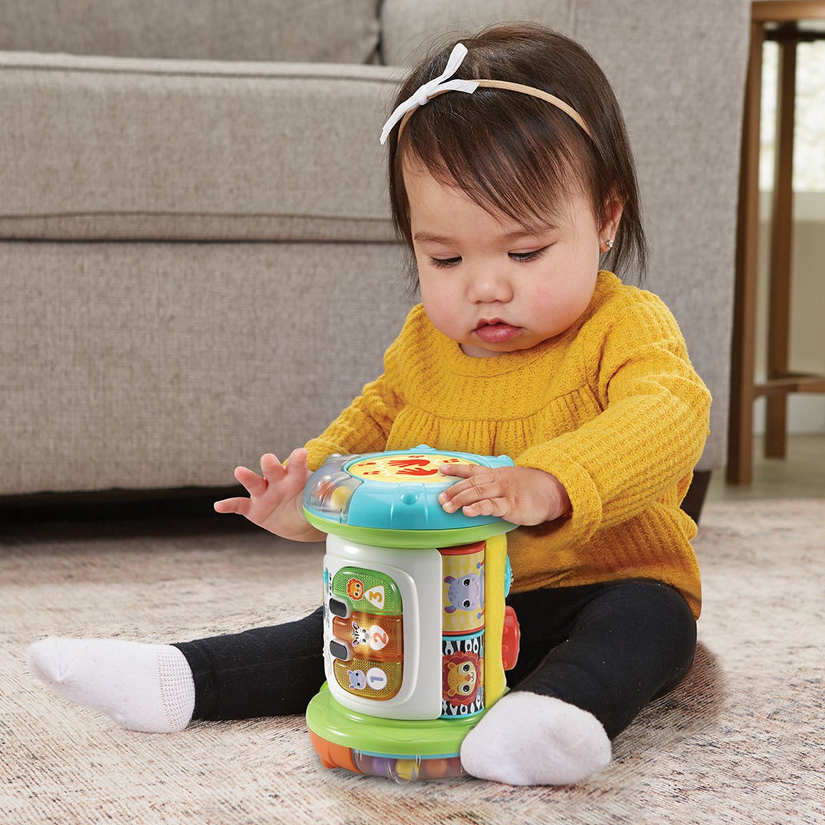 VTech Baby 3-in-1 Kruiprol - Educatief Speelgoed - Activiteitenroller met Lichts- en Geluidseffecten - Baby Speelgoed — afbeelding 20
